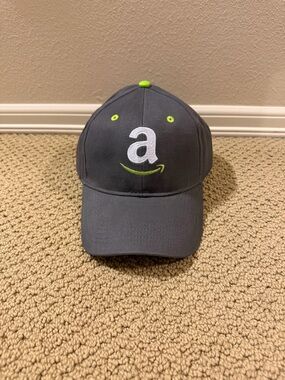 Amazon Fresh Employee Swag Hat Adjustable Strap Gray BRAND NEW